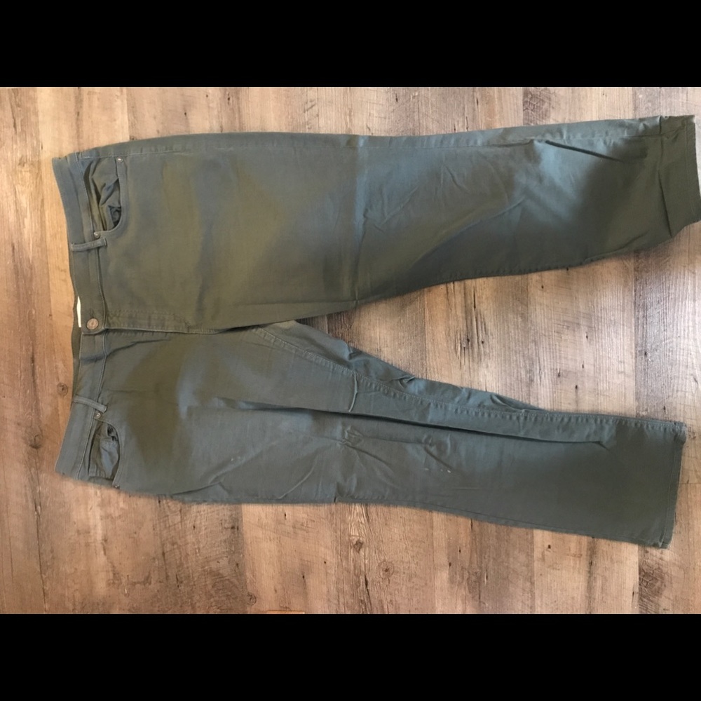 Loft Green Jeans